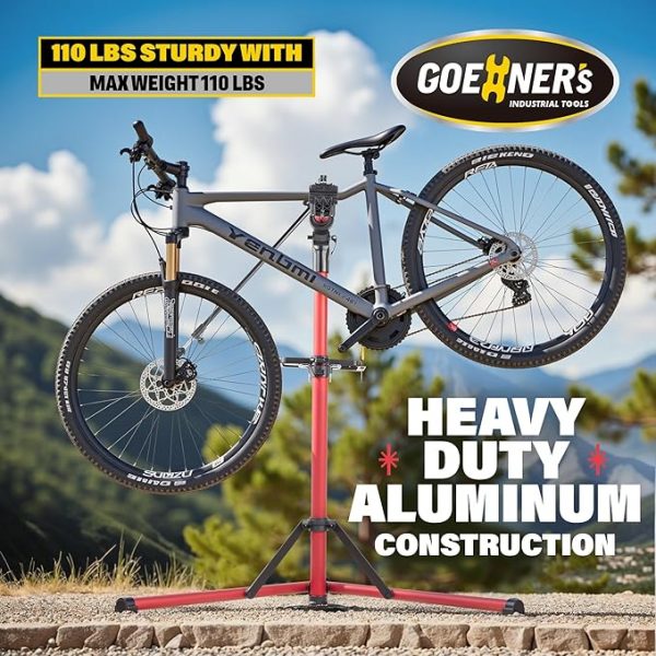 Heavy Duty Bike Repair Stand - 110 lbs Capacity - Image 2